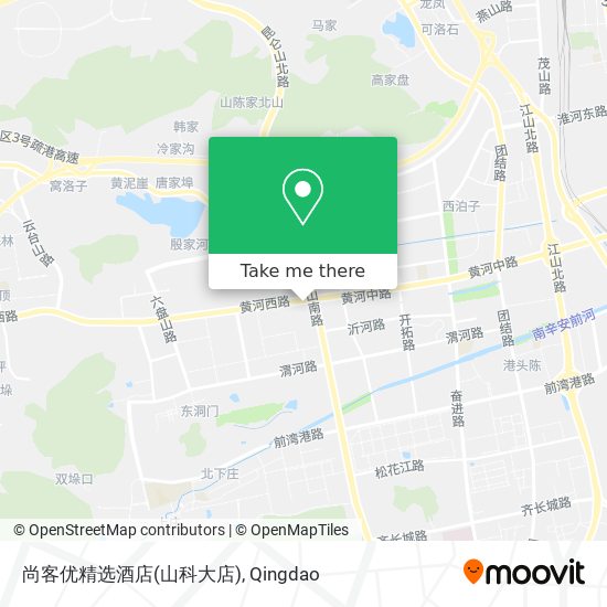 尚客优精选酒店(山科大店) map