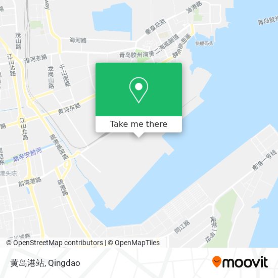 黄岛港站 map