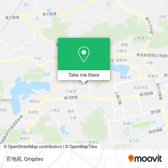 官地苑 map