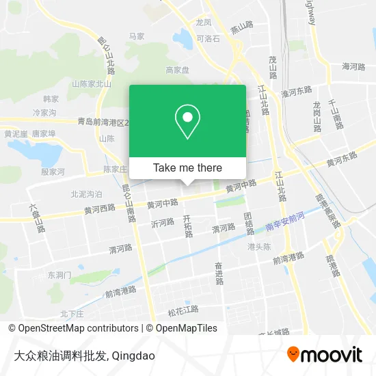 大众粮油调料批发 map