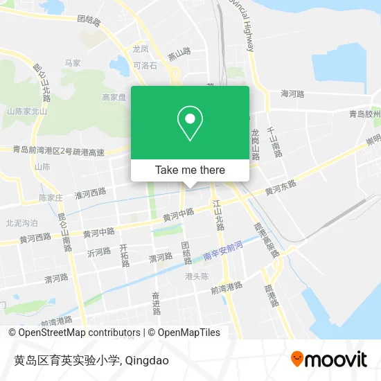 黄岛区育英实验小学 map