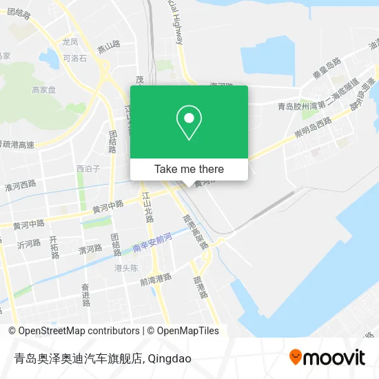 青岛奥泽奥迪汽车旗舰店 map