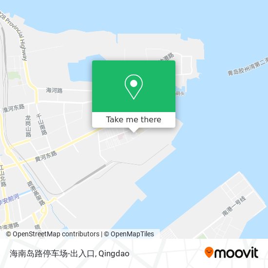海南岛路停车场-出入口 map