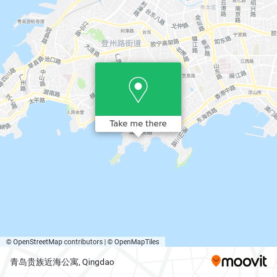 青岛贵族近海公寓 map