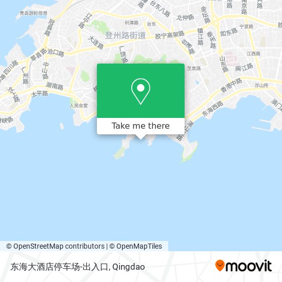 东海大酒店停车场-出入口 map