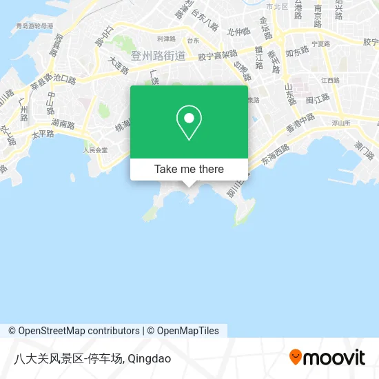 八大关风景区-停车场 map