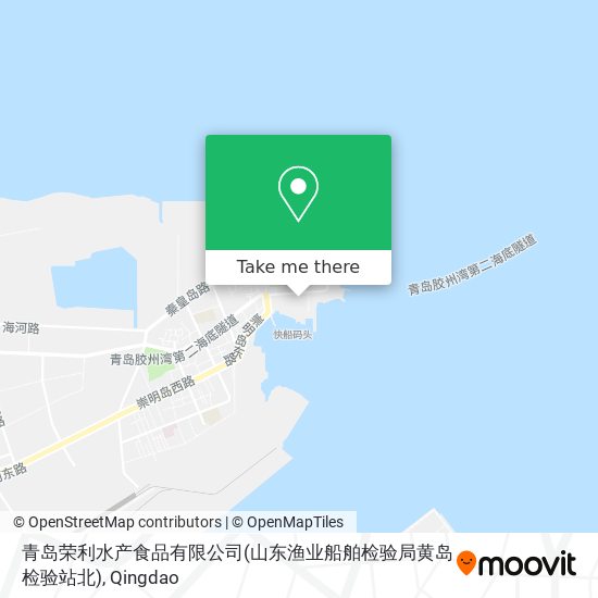 青岛荣利水产食品有限公司(山东渔业船舶检验局黄岛检验站北) map