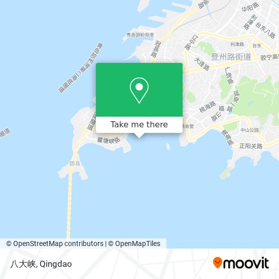 八大峡 map