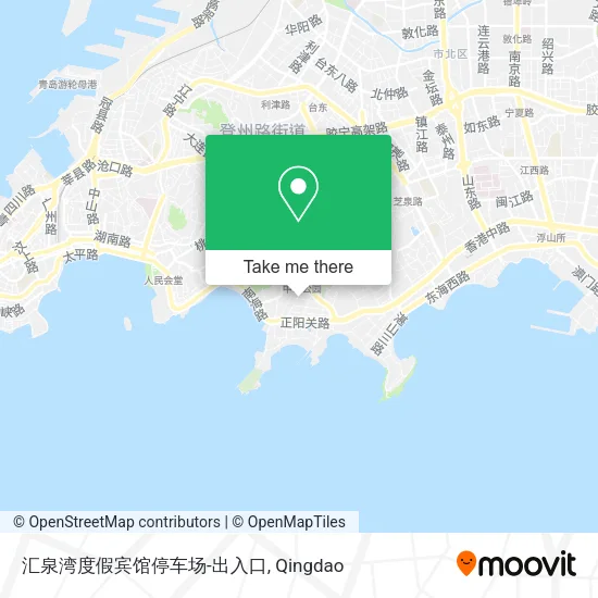 汇泉湾度假宾馆停车场-出入口 map