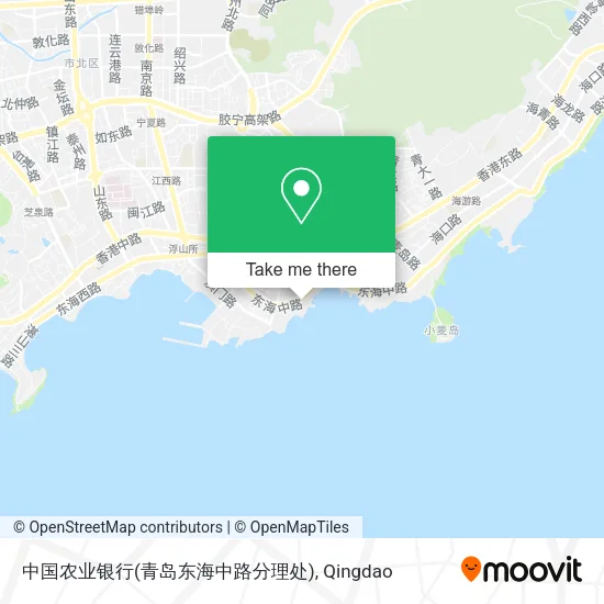 中国农业银行(青岛东海中路分理处) map
