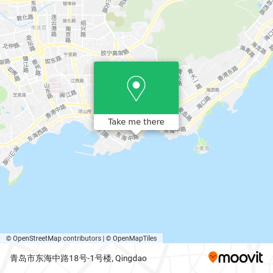 青岛市东海中路18号-1号楼 map