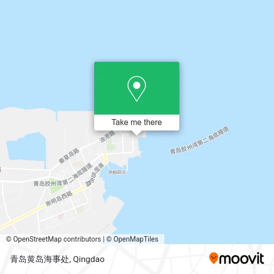 青岛黄岛海事处 map