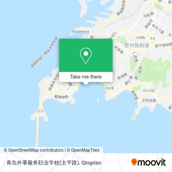 青岛外事服务职业学校(太平路) map