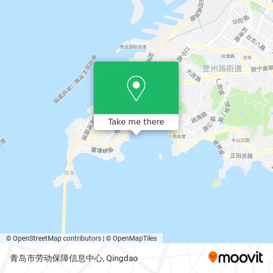 青岛市劳动保障信息中心 map