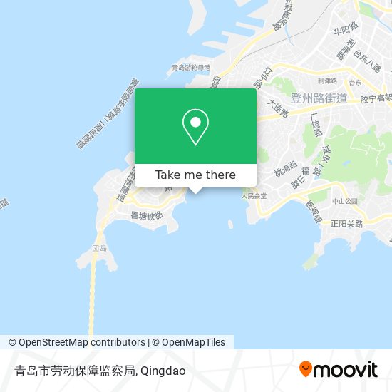 青岛市劳动保障监察局 map