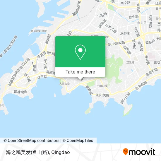 海之鸥美发(鱼山路) map