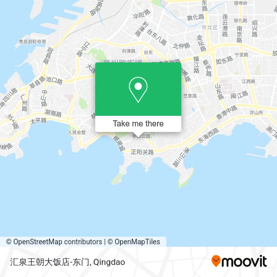 汇泉王朝大饭店-东门 map