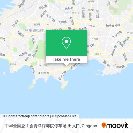 中华全国总工会青岛疗养院停车场-出入口 map