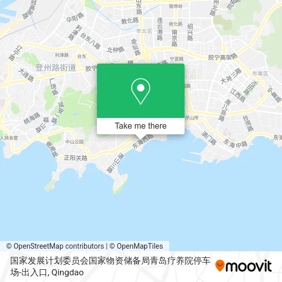 国家发展计划委员会国家物资储备局青岛疗养院停车场-出入口 map