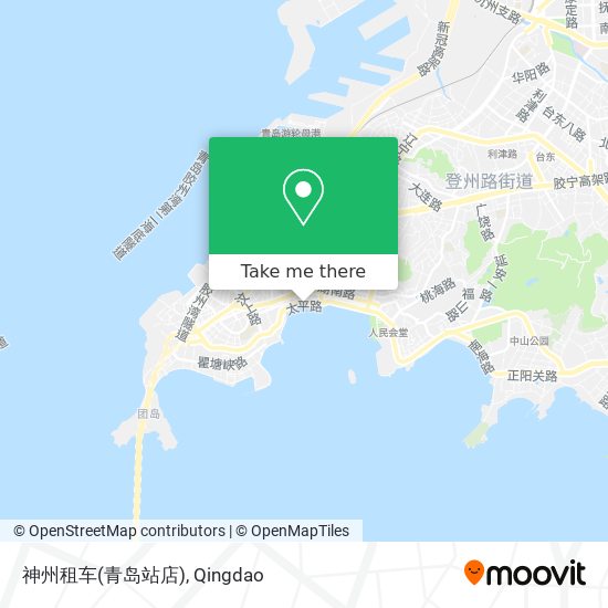 神州租车(青岛站店) map