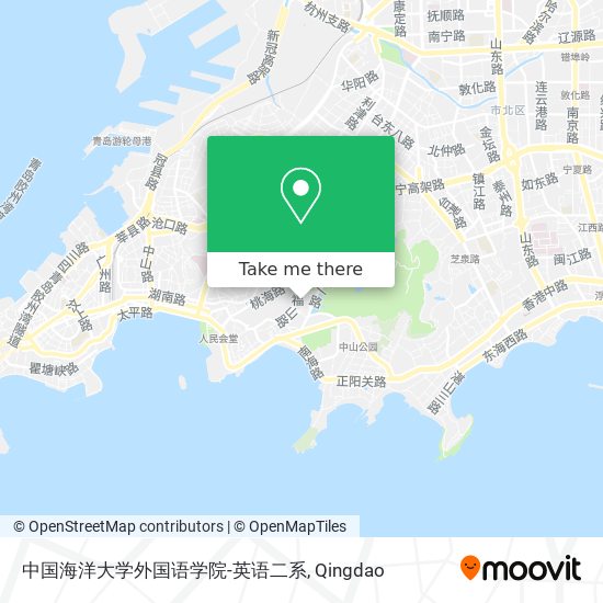 中国海洋大学外国语学院-英语二系 map