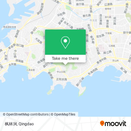 枫林涧 map