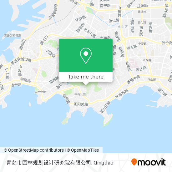 青岛市园林规划设计研究院有限公司 map