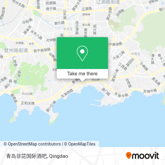 青岛菲芘国际酒吧 map