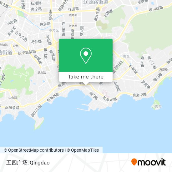 五四广场 map