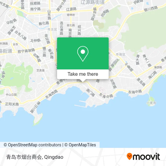 青岛市烟台商会 map
