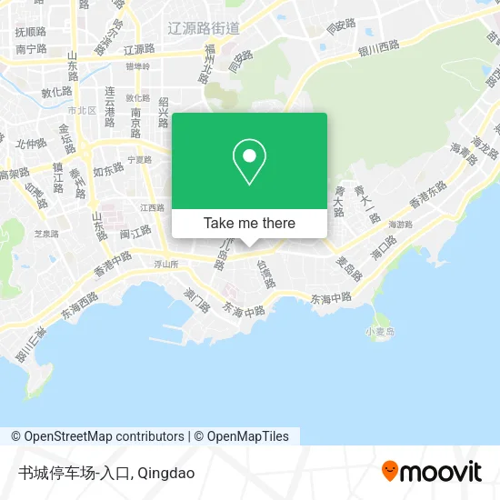 书城停车场-入口 map