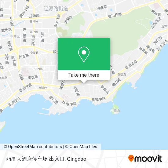 丽晶大酒店停车场-出入口 map