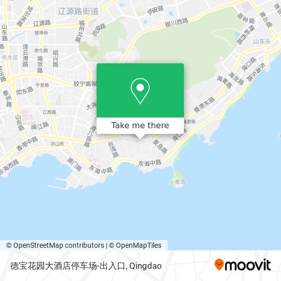 德宝花园大酒店停车场-出入口 map