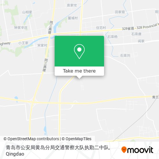 青岛市公安局黄岛分局交通警察大队执勤二中队 map