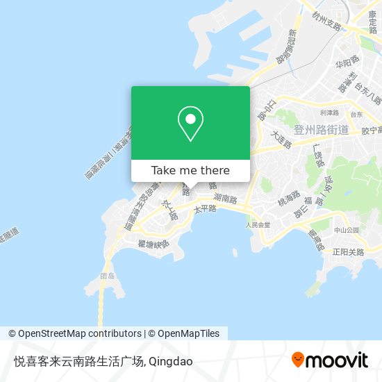 悦喜客来云南路生活广场 map