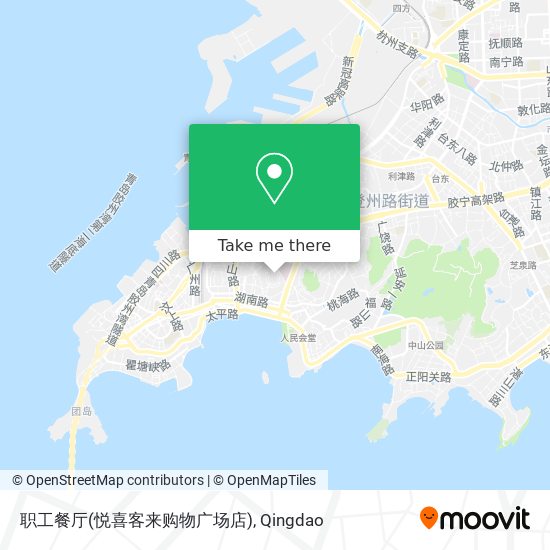 职工餐厅(悦喜客来购物广场店) map