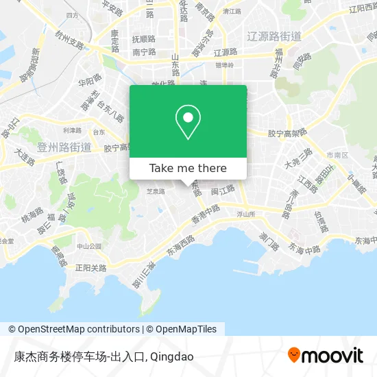 康杰商务楼停车场-出入口 map