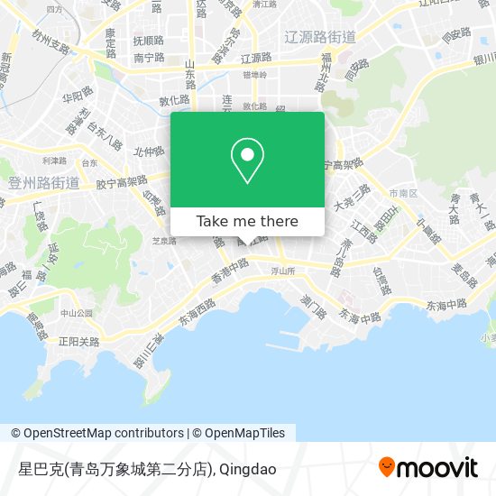 星巴克(青岛万象城第二分店) map