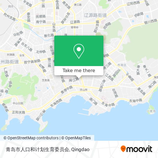 青岛市人口和计划生育委员会 map