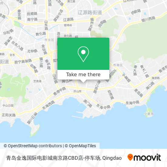 青岛金逸国际电影城南京路CBD店-停车场 map