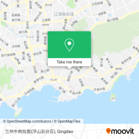 兰州牛肉拉面(浮山后分店) map
