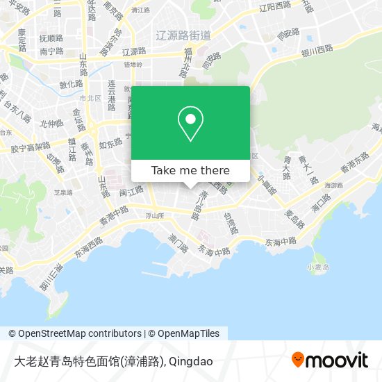 大老赵青岛特色面馆(漳浦路) map