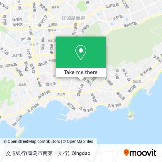 交通银行(青岛市南第一支行) map