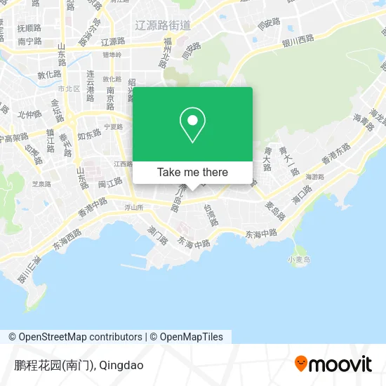 鹏程花园(南门) map