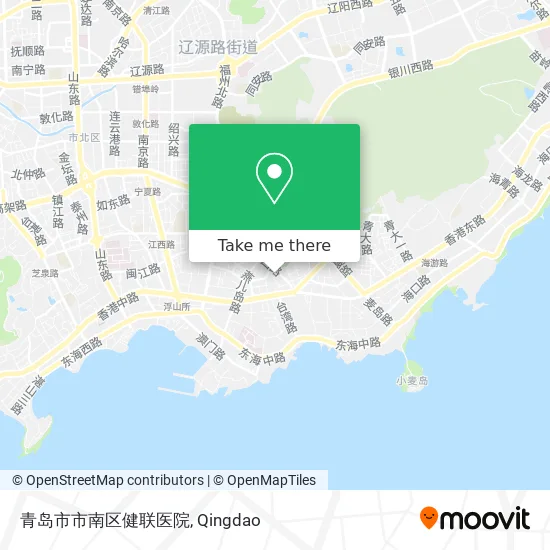 青岛市市南区健联医院 map