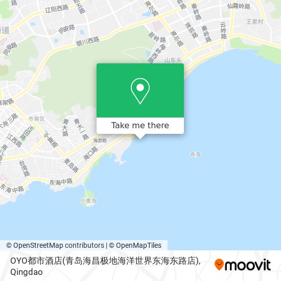 OYO都市酒店(青岛海昌极地海洋世界东海东路店) map