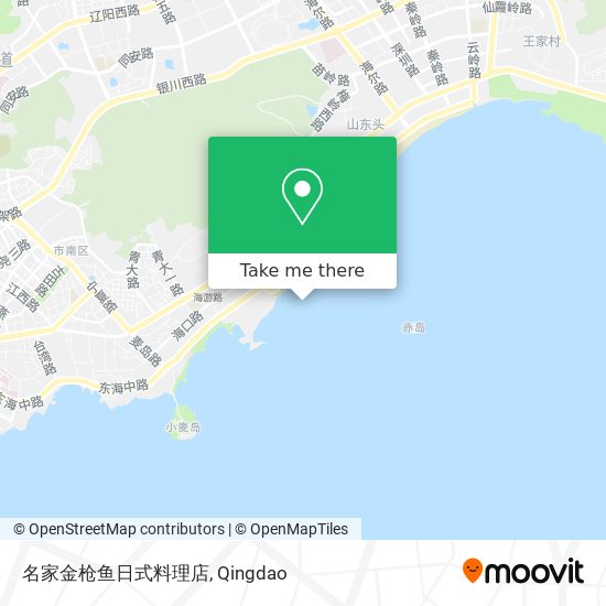 名家金枪鱼日式料理店 map