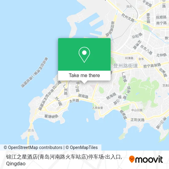 锦江之星酒店(青岛河南路火车站店)停车场-出入口 map