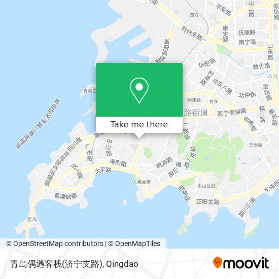 青岛偶遇客栈(济宁支路) map