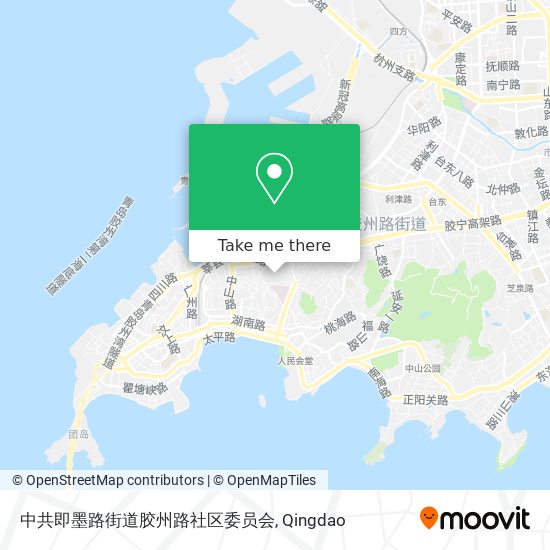 中共即墨路街道胶州路社区委员会 map